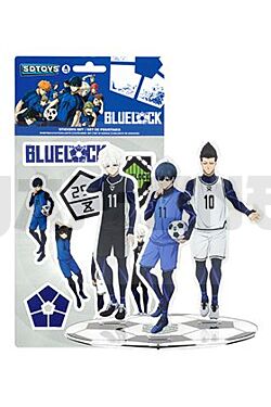 Blue Lock Set Figures Acrilicas + Pegatina De Regalo Blue Lock