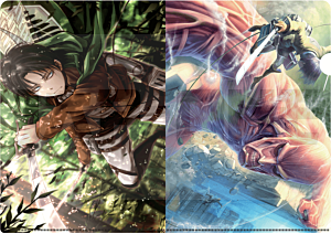 Attack on Titan Pochette Plastique A4 