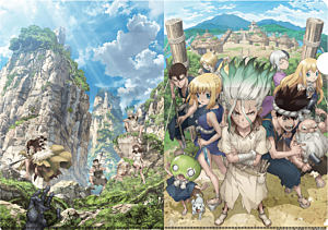 Dr. Stone Pochette Plastique A4