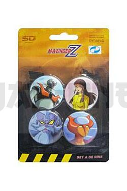 Mazinger Z Badges Set A (4)
