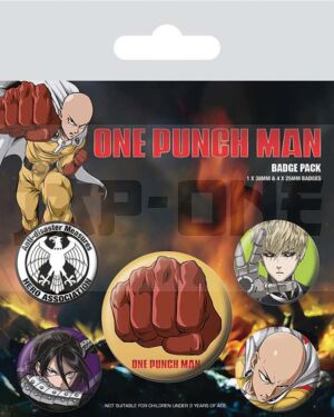 One Punch Man (Destructive) Badge Pack
