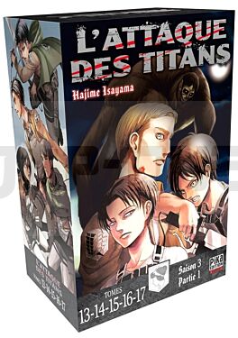 L'ATTAQUE DES TITANS - L'INTEGRALE - T04 - L'ATTAQUE DES TITANS COFFRET T13 A T17 - COFFRET 5 TOMES