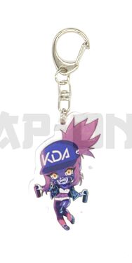 Llavero de cristal acrílico - KDA - Akali