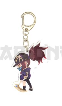 Llavero de cristal acrílico - KDA - Akali (ver.2)