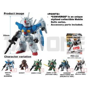 Gundam Converge 10Th Selection 02 Asst 10 Pcs 5,5cm