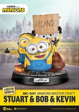 Les Minions Figur Master Stuart & Bob & Kevin 35 Cm