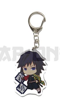 Acryl-Kristall-Schlüsselanhänger - Demon Slayer - Giyuu Tomioka
