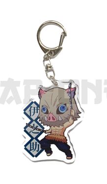 Acryl-Kristall-Schlüsselanhänger - Demon Slayer - Inosuke Hashibira
