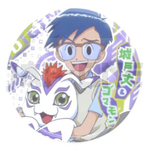 Badge Digimon Adventure Jou Kido and Gomamon