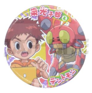 Badge Digimon Adventure Koushirou Izumi and Tentomon