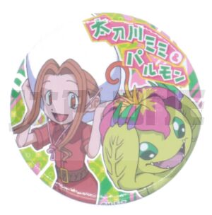 Badge Digimon Adventure Mimi Tachikawa and Palmon