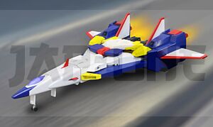 The Brave Fighter Of Sun Fighbird Figurine Super Metal Action Busou Gattai Fighbird 18 Cm