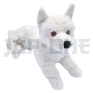 Game Of Thrones: Ghost Direwolf Prone Cub Large Peluche