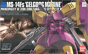 GUNDAM - HGUC 1/144 MS-14Fs Gelgoog Marine Cimagarahau - Model Kit