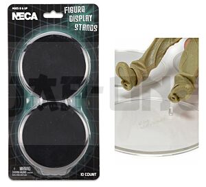 Neca - Socle Transparent Pour Figuras 15 / 20Cm - Blister 10 Pcs