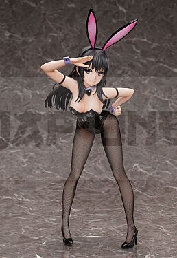 A Certain Scientific Railgun T Figur Pvc 1/4 Ruiko Saten: Bunny Ver. 40 Cm