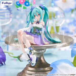 Hatsune Miku Figur Pvc Noodle Stopper Miku Flower Fairy Morning Glory 14 Cm