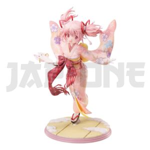 Puella Magi Madoka Magica Side Story Magia Record Statuette Pvc 1/7 Madoka Kaname Kimono Ver. 22 Cm