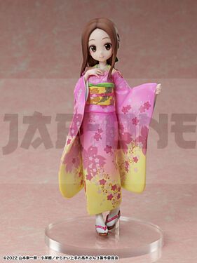 Karakai Jozu No Takagi-San Figurine Pvc 1/7 Takagi-San Sakura Kimono Ver. 22 Cm