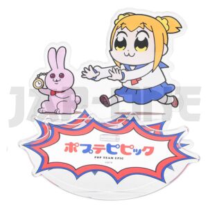 Pop Team Epic Figura Acrylique Goodsmile Moment Acrylic Stand Rocking Popuko & Rabbit 10 Cm
