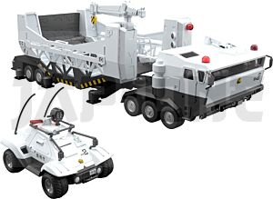 Mobile Police Patlabor Figurines Plastic Model Kit Moderoid 1/60 Type 98 Special Command Vehicle & Type 99 Special Labor Carrier (Re-Run)