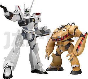 Mobile Police Patlabor Figurine Plastic Model Kit Moderoid 1/60 Av-98 Ingram & Bulldog Set(3Rd-Run) 13 Cm