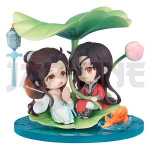 Heaven Official'S Blessing Figurines Chibi Xie Lian & Hua Cheng: Among The Lotus Ver. 10 Cm