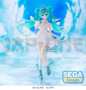 Hatsune Miku: Hatsune Miku 15th Anniversary Kei Version SPM PVC Figura