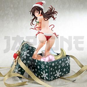 Rent-A-Girlfriend Figur Pvc 1/6 Mizuhara Chizuru In A Santa Claus Bikini De Fluffy 24 Cm