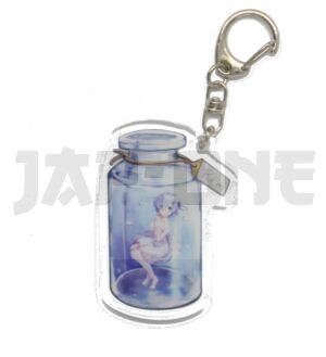 Acrylic Crystal Keychain - Re:Zero - Rem in a bottle