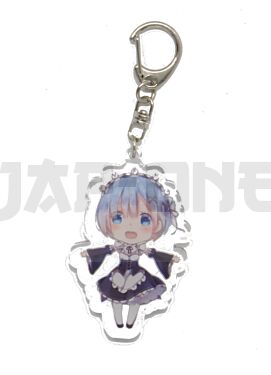 Acrylic Crystal Keychain - Re:Zero - Rem V2