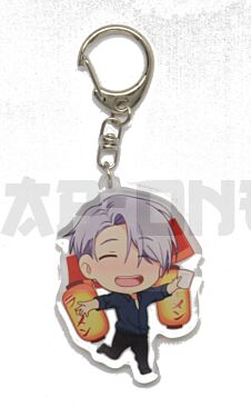 Acryl-Kristall-Schlüsselanhänger -  Yuri on Ice - Victor Nikiforov Chibi