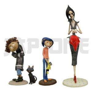 Coraline Set 4 Figurines 3-14Cm