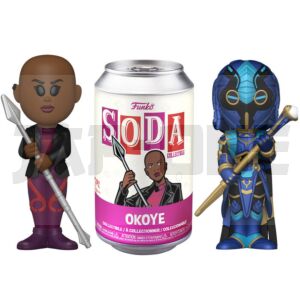 Pack 6 Figures Vinyl Soda Marvel Black Panther Okoye 5 + 1 Chase