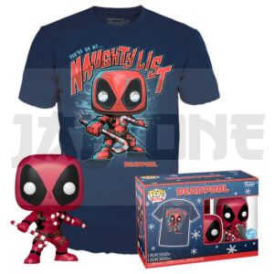 Set Figurine Pop & Tee Marvel Deadpool