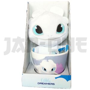 How To Train Your Dragon Light Fury Mug + Peluche Toy 18Cm