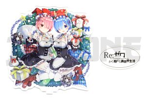Acrylic Crystal - Re:Zero − Starting Life in Another World - Duo Rem & Ram (ver.4)