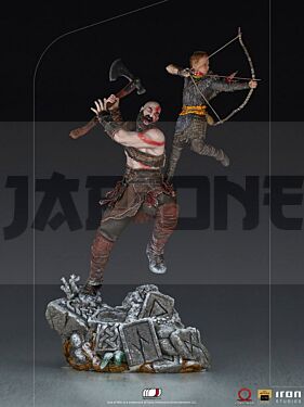 God Of War Figure 1/10 Bds Art Scale Kratos & Atreus 34 Cm