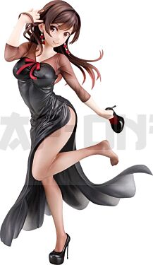Rent-A-Girlfriend Figure Pvc 1/7 Chizuru Mizuhara: Party Dress Ver. 23 Cm