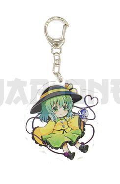 Acryl-Kristall-Schlüsselanhänger - Touhou Project - Koishi Komeiji