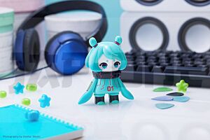 Hinomoto Heavy Industries Figur Ocean Exploration Robot Denshitako No. 3 Hatsune Miku Color Ver. 9 Cm