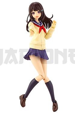 Sousai Shojo Teien Figurine Plastic Model Kit 1/10 Madoka Yuki Touou High School Winter Clothes 15 C
