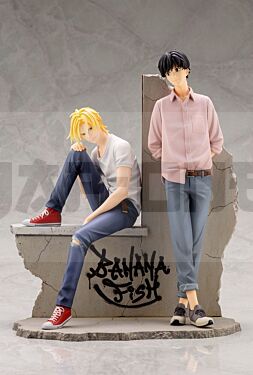 Banana Fish Figurine Artfxj Pvc 1/8 Ash & Eiji 25 Cm