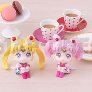 Look Up Super Sailor Moon + Chibi Set 10 Cm