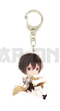 Llavero de cristal acrílico - Bungo Stray Dogs - Osamu Dazai