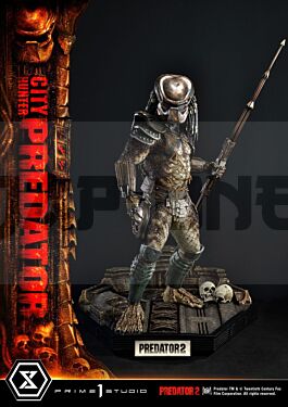 Predator 2 Figura Museum Masterline 1/3 City Hunter Predator 105 Cm