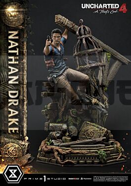 Uncharted 4: A Thief'S End Figurine Ultimate Premium Masterline 1/4 Nathan Drake 69 Cm