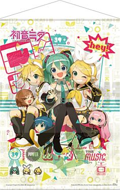 Vocaloid kakemono, poster Hey! Piapro 50 x 70cm