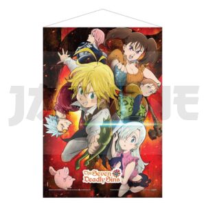 The Seven Deadly Sins wallscroll Key Art Visual 50 x 70 cm