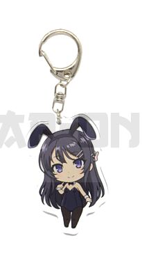 Acrylic Crystal Keychain - Rascal Does Not Dream of Bunny Girl Senpai - Mai Sakurajima